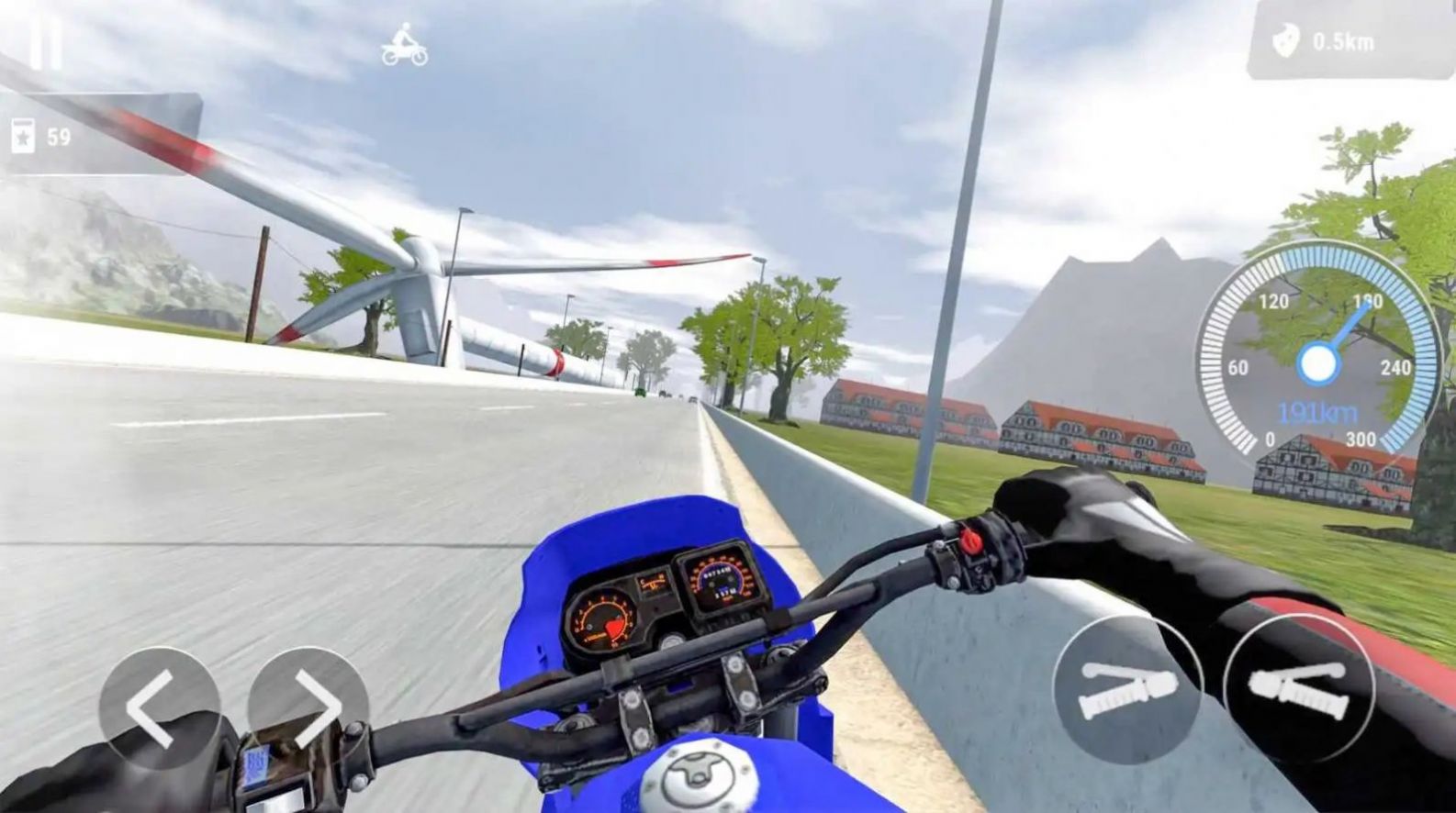 公路摩托竞速3D游戏