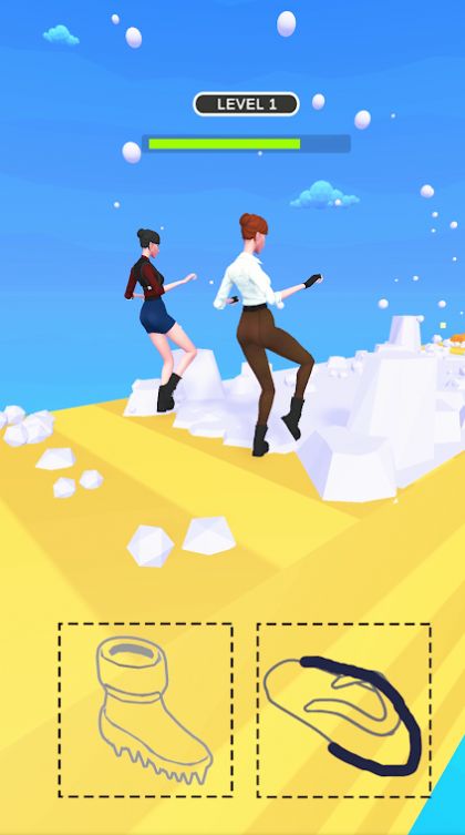 选鞋赛跑游戏