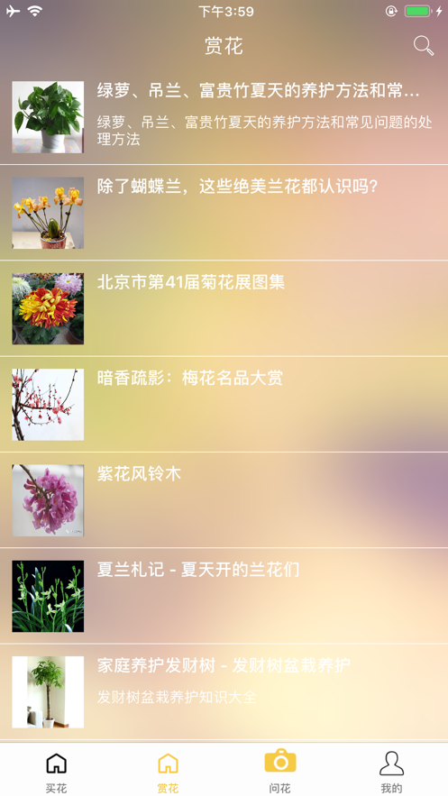问花app