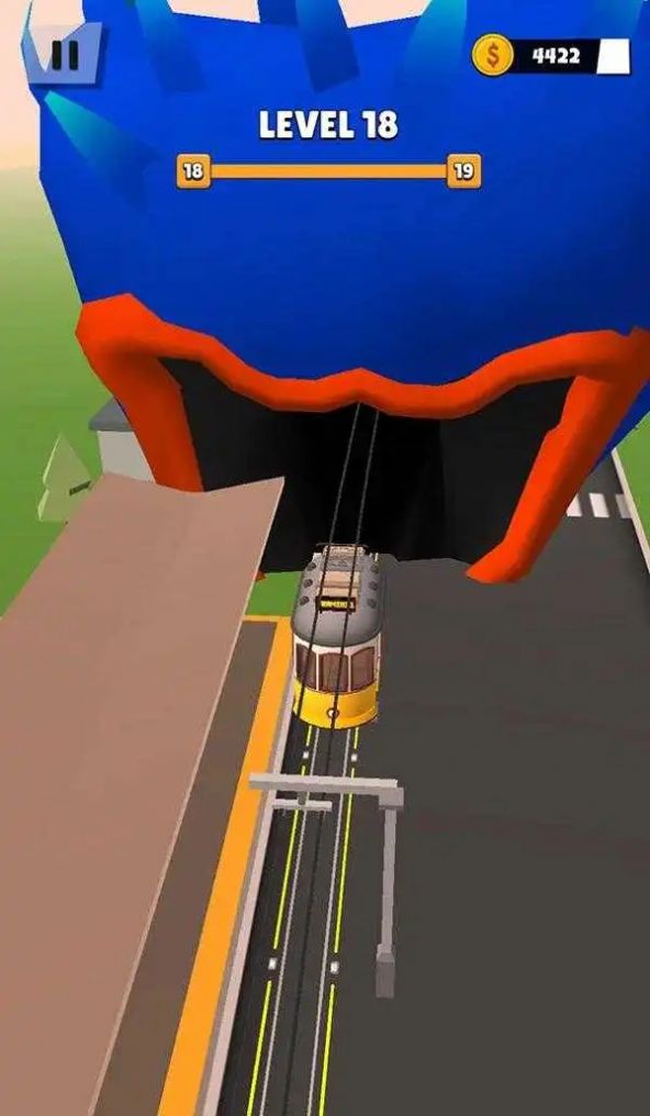 电车狂飙蓝色怪物3D游戏