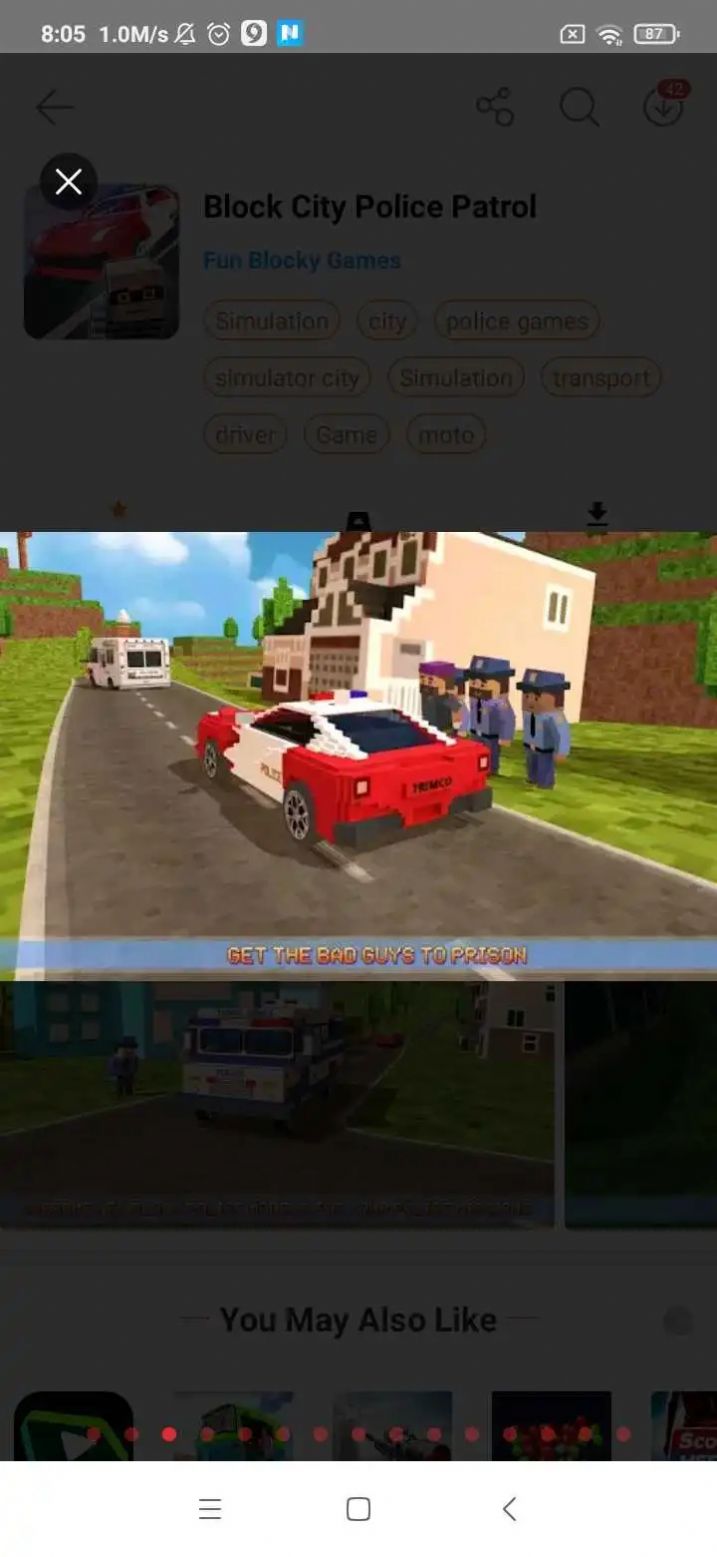 街区城市警察巡逻游戏