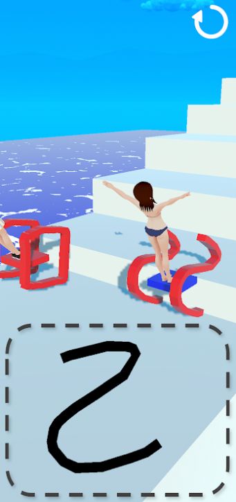 画滚轮跑游戏