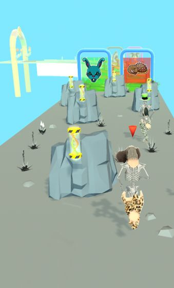 人类进化跑步游戏