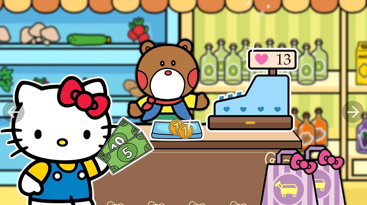 凯蒂猫小公主购物游戏