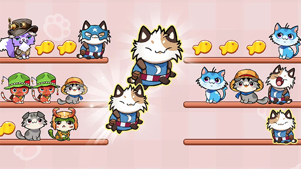 猫咪排序游戏
