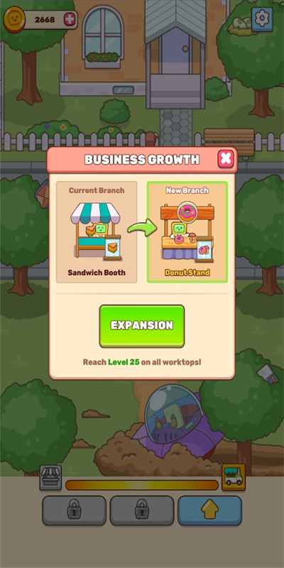 闲置咖啡小吃店游戏