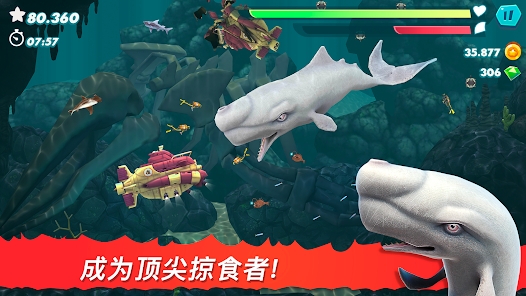饥饿鲨世界丧尸美人鱼