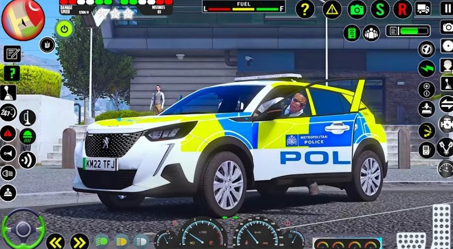 美国城市警车狂飙游戏
