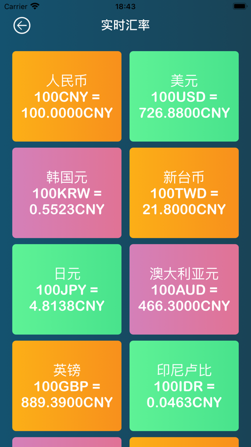 汇率计算贴士软件