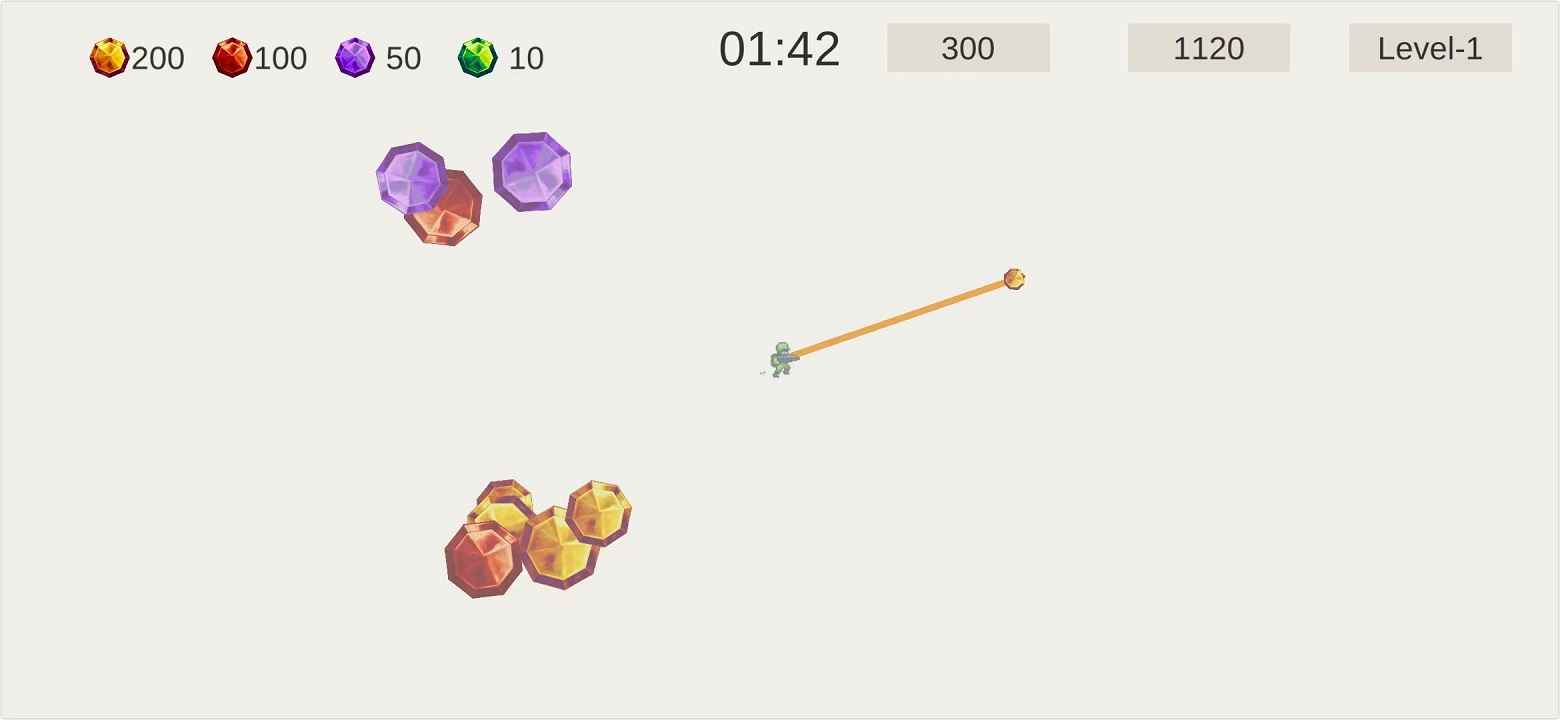 宝石探挖游戏