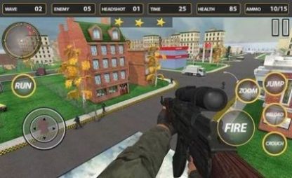 现代反恐英雄射击3D游戏