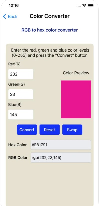 SanColorConverter