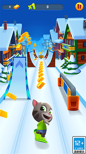 汤姆猫跑酷冰雪世界版