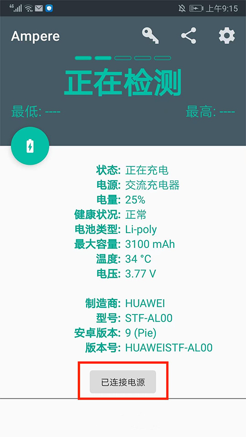 ampere检测方法