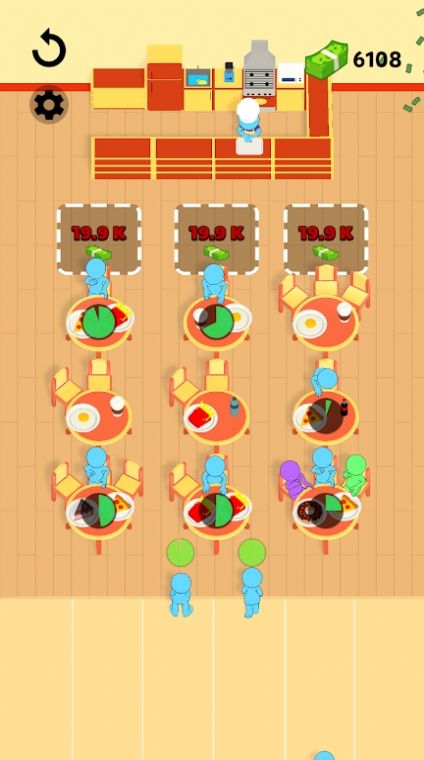橡皮人美食餐厅游戏