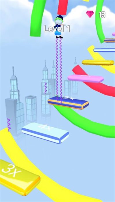 弹簧跳跃游戏