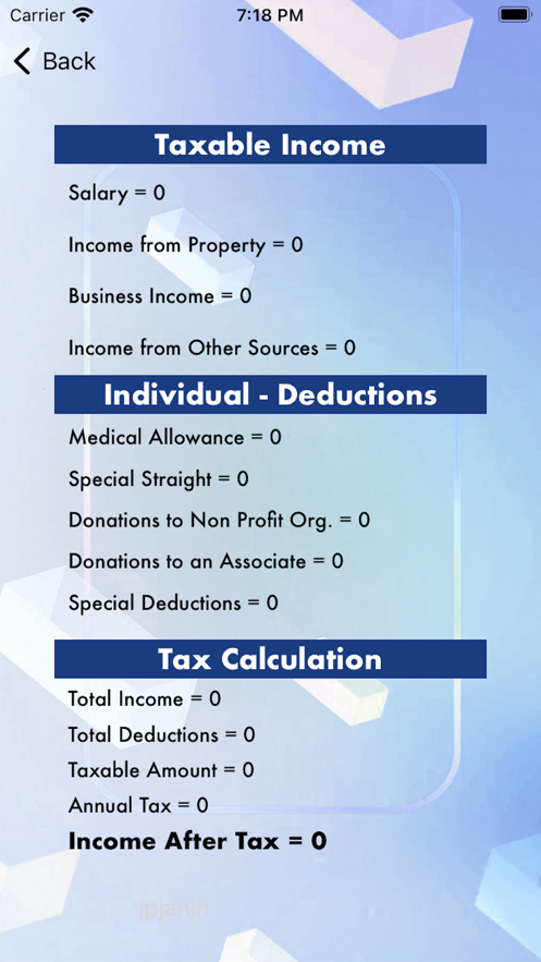 SimplePersonalTax