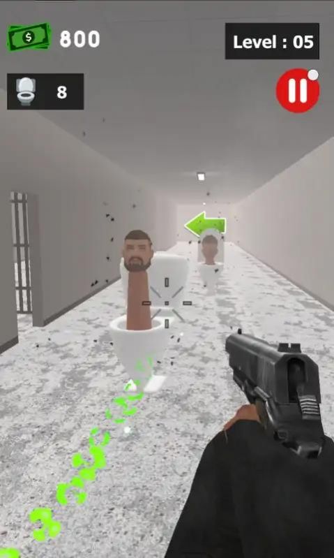 可怕的厕所怪物射手游戏