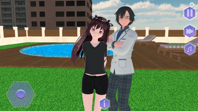 动漫学校模拟器生活3D游戏