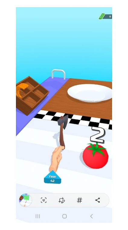 食物切片跑游戏