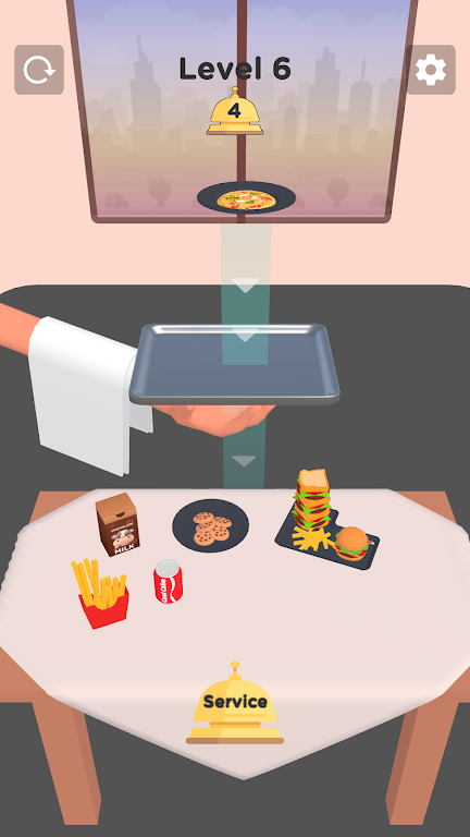 放置食物挑战游戏