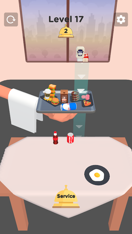 放置食物挑战游戏
