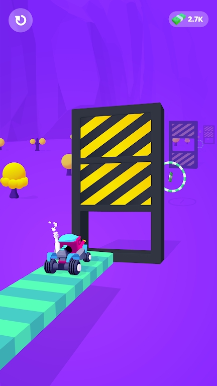 绘制道路山丘驾驶3D游戏