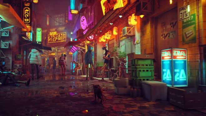赛博朋克猫咪游戏