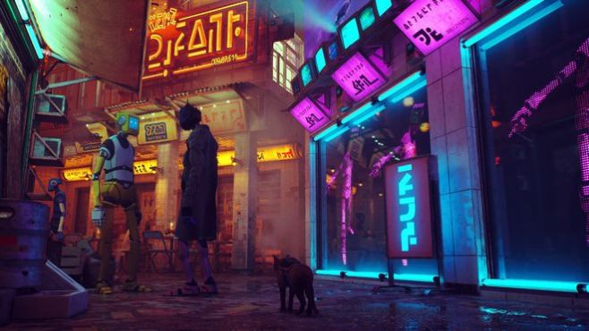 赛博朋克猫咪游戏