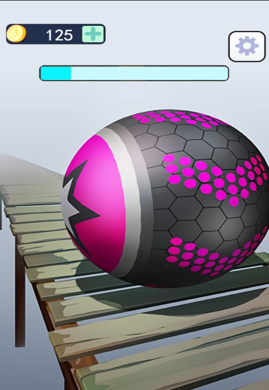 3D滚球冲冲冲游戏