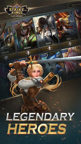 strike of kings王者荣耀中文汉化版