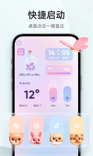 in widget