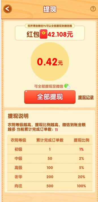 幸福小农院红包版