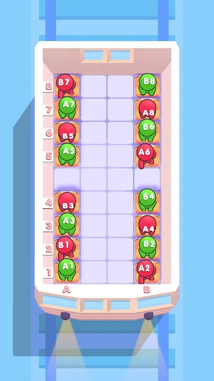 座位巴士排序游戏