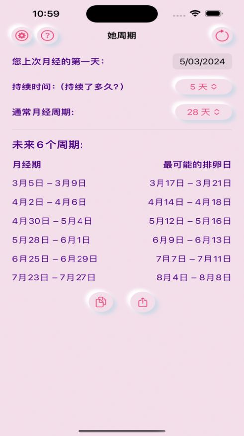 她周期