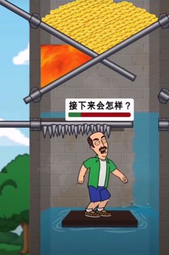 移动棍子逃脱的游戏