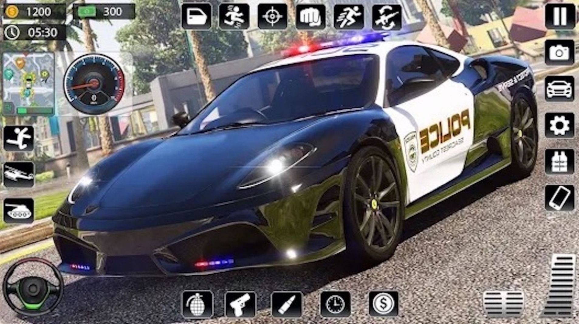 警车极限追击游戏