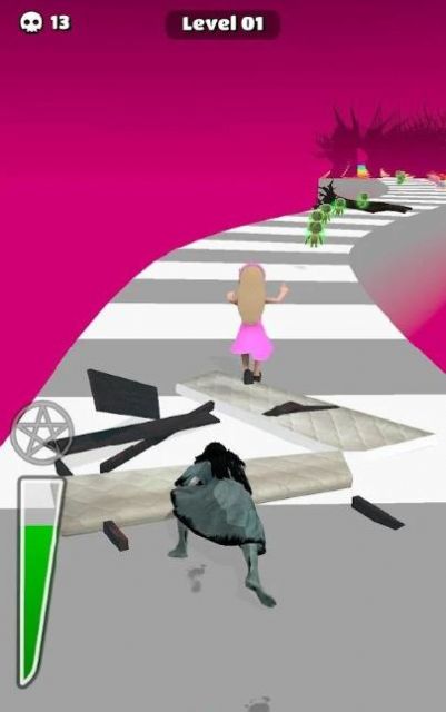 东京女食尸鬼奔跑游戏