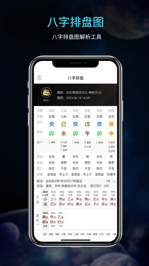 问真八字排盘宝算命占卜周易工具app