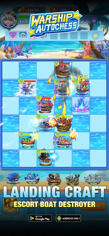 战舰自走棋PVE游戏