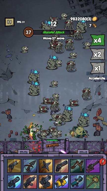 末日守卫僵尸塔防Zombie Rush Tower Defense TD