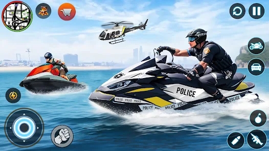 警察车警察与强盗游戏