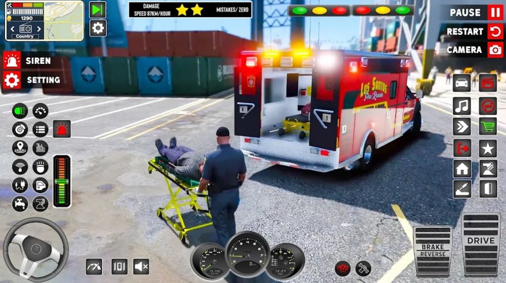 US紧急救护车3D游戏