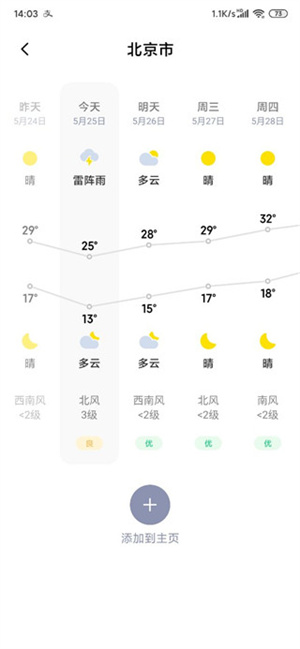 小米天气预报安卓版