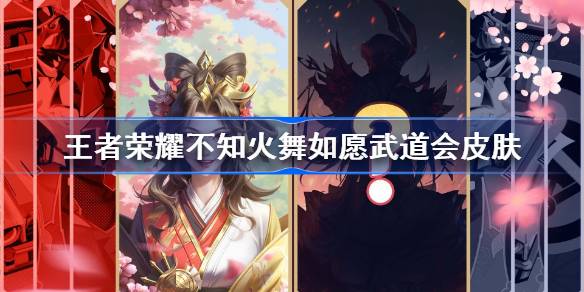 王者荣耀不知火舞如愿武道会皮肤怎么样