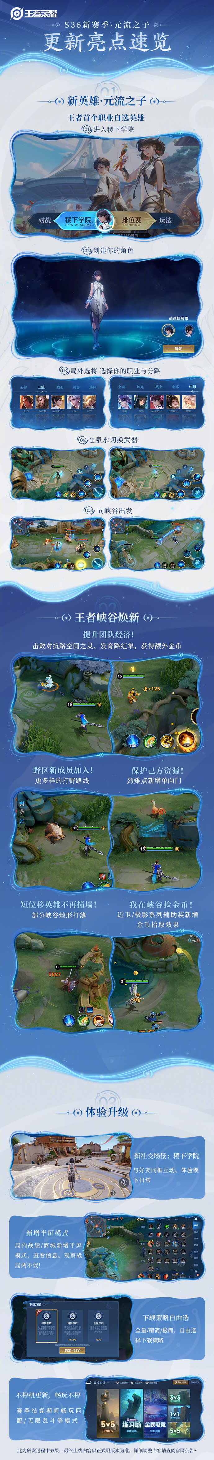 王者荣耀新版本有什么福利