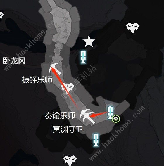 鸣潮1.1乘霄山Cost3声骸点在哪 乘霄山Cost3声骸刷取路线图分享图片12
