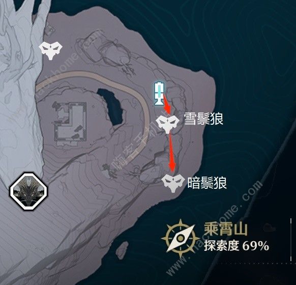 鸣潮1.1乘霄山Cost3声骸点在哪 乘霄山Cost3声骸刷取路线图分享图片9