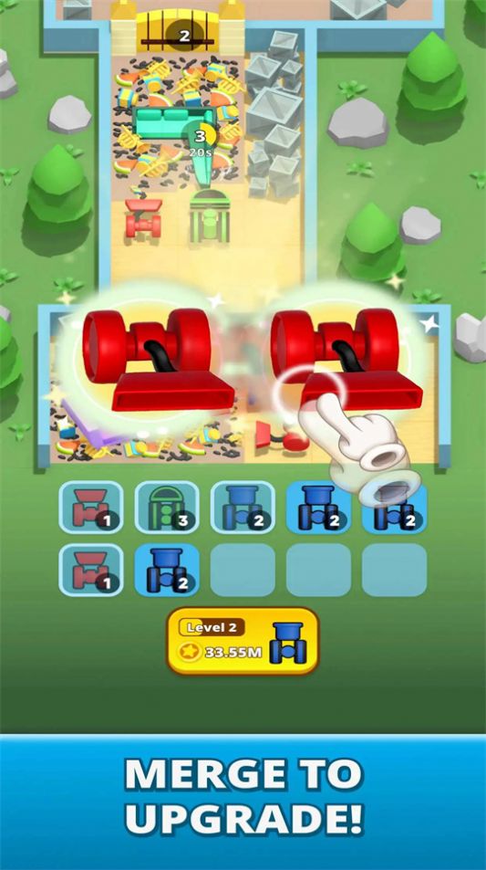 吸尘器合并大师3D游戏