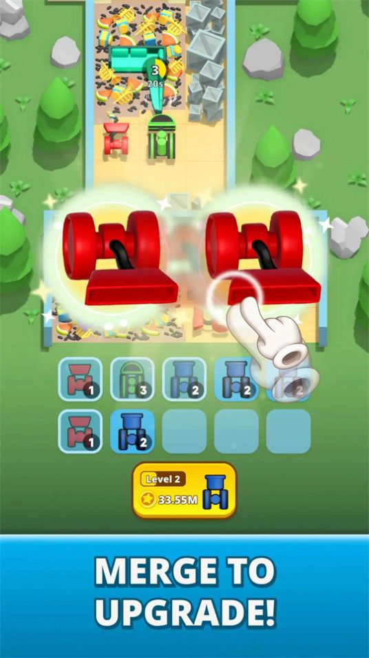吸尘器合并大师3D游戏